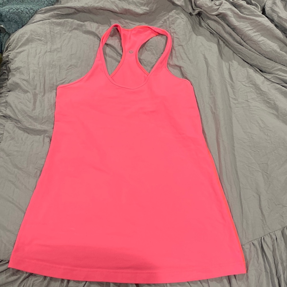 lululemon nulu pink tank top